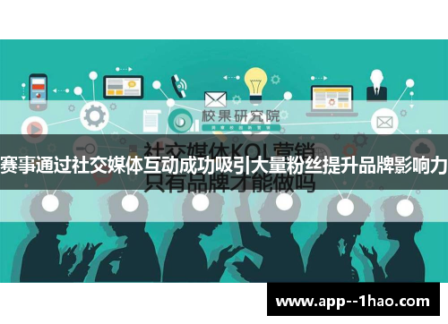 赛事通过社交媒体互动成功吸引大量粉丝提升品牌影响力