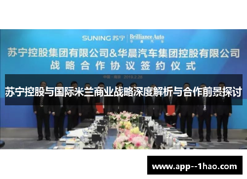 苏宁控股与国际米兰商业战略深度解析与合作前景探讨